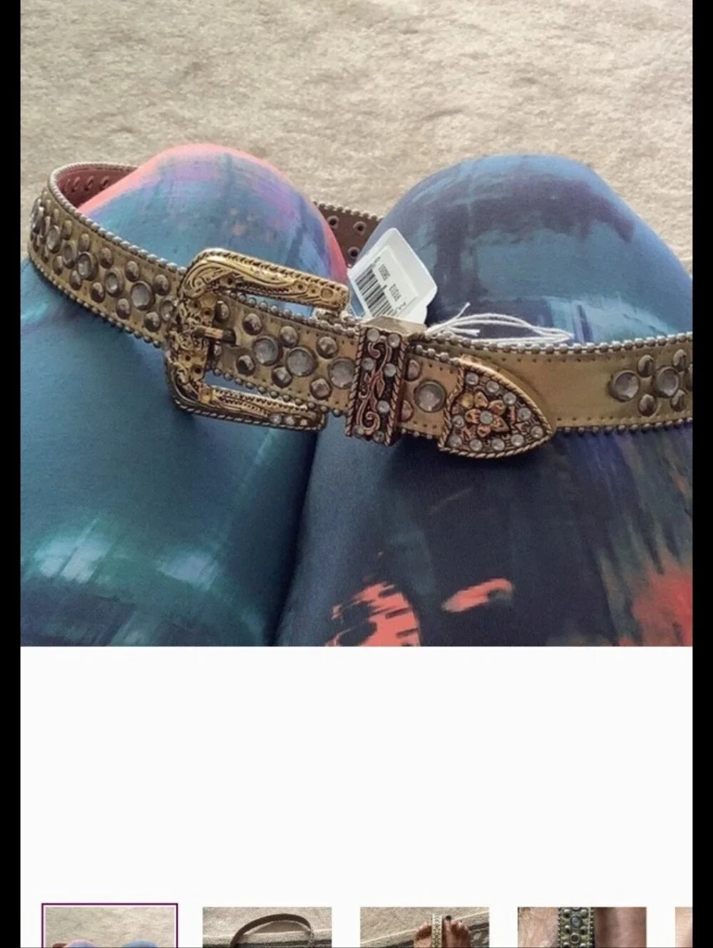 Gold Belt With Stones SM30